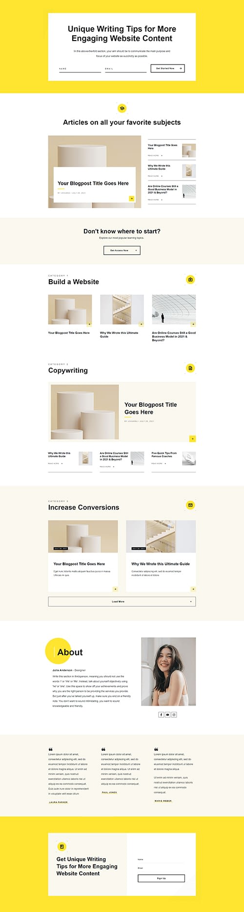 Content-focused-homepage-kwik