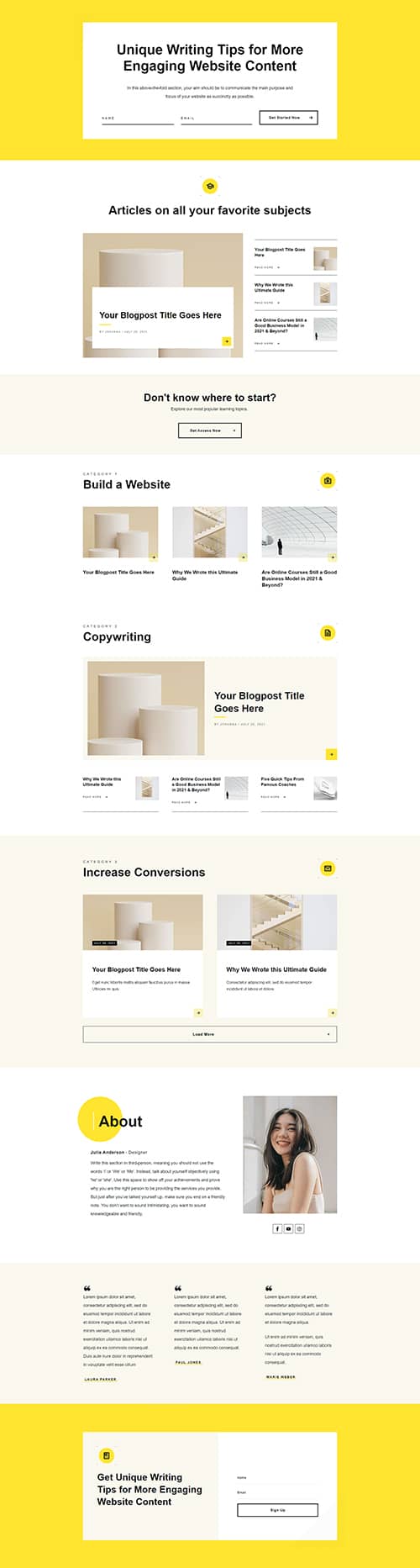 Content-focused-homepage-kwik